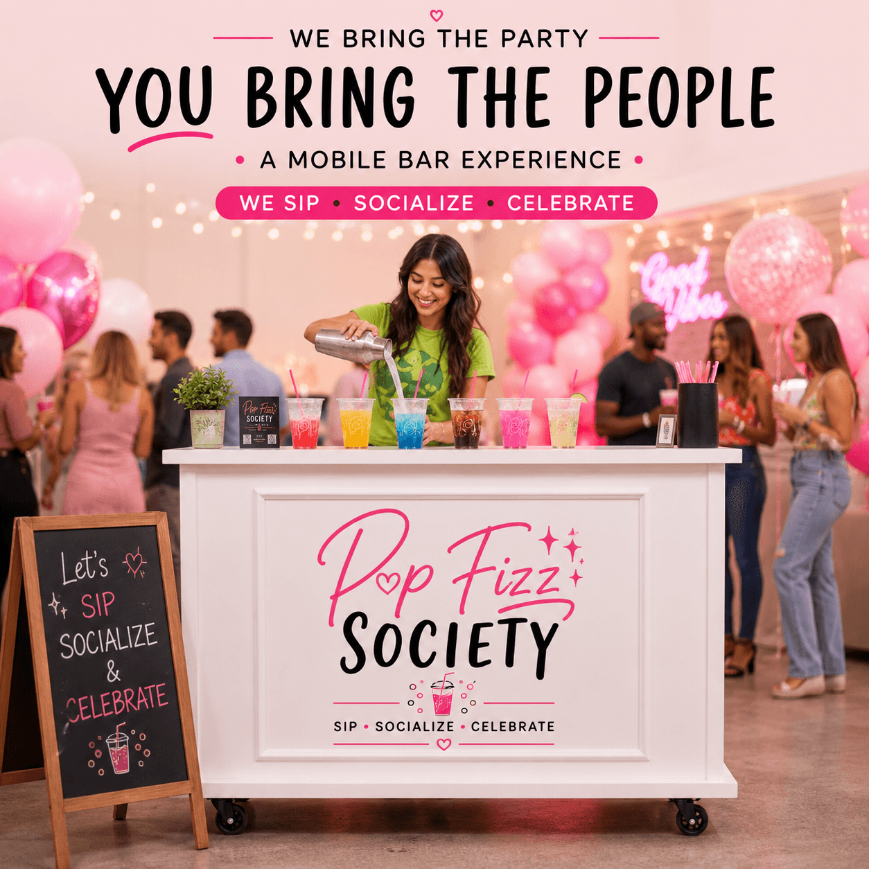 Pop Fizz mobile bar